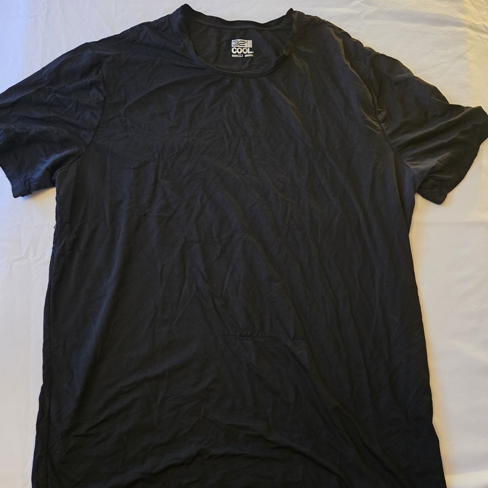 Decree Men's Black Short Sleeve Crew Neck Tee